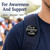 Invisible Disability Awareness Button Badge: 2.3 Inch Metal Pin