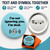 Deaf Message Badge for Daily Communication: 2.3 Inch Button Pin