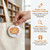 Situationally Mute Daily Communication Badge: Clear Wearable Message Pin