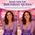 Birthday Queen Button Pin for Party: 2.3 Inch Metal Badge