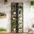 Display Shelf for Living Room, Wooden Shelving Unit Plant Stand
