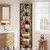 Display Shelf for Living Room, Wooden Shelving Unit Plant Stand