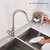 ULGKSD Stainless Steel Sensor Kitchen Faucet Stainless Steel Automatic Sensitive Faucets Touch Control Mixer Taps