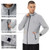 Mens Sun Jacket UPF 50+ Hoodie Full Zip Uv Protection