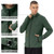 Mens Sun Jacket UPF 50+ Hoodie Full Zip Uv Protection