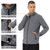Mens Sun Jacket UPF 50+ Hoodie Full Zip Uv Protection