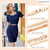 Stretchy Saree Cinch Belt for Dress Gold Slive