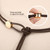Women Skinny Tie Leather Waist Belt for Dress