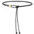 Women Skinny Tie Leather Waist Belt for Dress