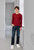 Big Boys' & Little Kids Youth Long Sleeve V Neck Pullover Sweater