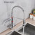Kitchen Faucet 360 ° Rotating Spring Faucet Kitchen Spiral Spring Faucet with Pure Water Installation Sink Mixer Hot  Cold Water