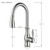 Black Pull Out Sensor Kitchen Faucet Sensitive Touch Control Faucet Mixer For Kitchen Touch Sensor Kitchen Mixer Tap