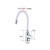 Silica Gel Nose Any Direction Rotating Kitchen Faucet Multi-color Options Cold and Hot Water Mixer Tap Deck Installation