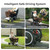 Power Wheelchair for Adults, Portable Motorized Wheelchair with Travel Bag