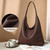 Women Suede Purse Boho Bags Slouchy Tote Bag Satchels