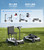 with 2 Batteries, Long Range, Airline Approved, Foldable Mobility Scooter (Ivory)