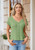 Women Sweater Vest Button Up Casual V Neck