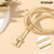 Metal Cinch Belt for Dress Stretch Thin Waist Belt