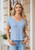 Women Sweater Vest Button Up Casual V Neck