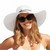 Womens Sun Straw Hat Wide Brim Floppy Foldable Hats Beach