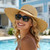 Hat Wide Brim Floppy Foldable Hats Beach Travel