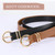 Jeans Dresses Fashion Gold Buckle Ladies Belt