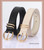 2 Pack Women's Leather Belts for Jeans Dresses