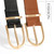 Jeans Pants Fashion Gold Buckle Ladies Dress Belt