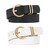 Jeans Dresses Fashion Gold Buckle Ladies Belt