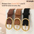 Jeans Pants Fashion Gold Buckle Ladies Dress Belt