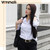 Jeans Pants Dress Fashion Ladies Waist Belt with Gold/Silvery Buckle