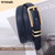 Women Skinny Leather Belt Thin Waist Belt