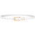 Waist Belt for Women Jeans Dress Fashion Ladies Belt with Gold Buckle