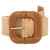 Dresses, Wide Boho Elastic Belts Braided Raffia Waist Belt