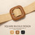 Dresses, Wide Boho Elastic Belts Braided Raffia Waist Belt