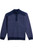 (6-12) Quarter Zip Fleece Flannel Lining Sweater, Classic Fit Mock Neck Knit Kids Sweater