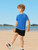 Boys UPF 50+ Rash Guard Swim Shirts Short Long Sleeve
