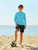 Boys UPF 50+ Rash Guard Swim Shirts Short Long Sleeve