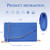 XquiziFit Clutch Purses for Women Formal Evening Clutch with Detachable Chain Faux Suede Purse for Wedding Party Blue
