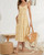 Plaid A Line Casual Beach Vacation Long Sun Dresses