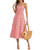 Women's 2026 Summer Maxi Dresses Spaghetti Strap Backless Gingham