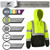 sesafety Class 3 High Visibility Sweatshirt for Men,Hooded
