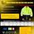 Pullover,Hi-Vis Safety Hoodie Pullover Sweatshirt