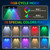 Outdoor, 10 Colors | RGBWW Spotlight Lens, IP65 waterproof, for Patio,