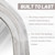 Arched Full Length Mirror with Solid Wood Frame | 65x22 Farmhouse Wall
