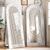 Arched Full Length Mirror with Solid Wood Frame | 65x22 Farmhouse Wall