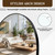 Resistant Aluminum Frame & Anti-Tilt Base, Modern Arched-Top Design