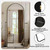 Resistant Aluminum Frame & Anti-Tilt Base, Modern Arched-Top Design