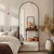Resistant Aluminum Frame & Anti-Tilt Base, Modern Arched-Top Design