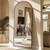 Resistant Aluminum Frame & Anti-Tilt Base, Modern Arched-Top Design